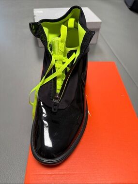 Nike Black and Neon Yellow Athletic Shoes
